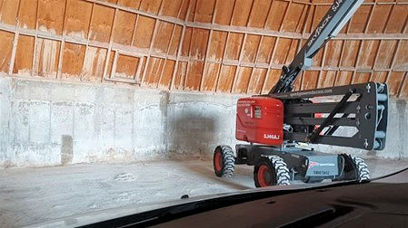 Interior of Salt Barn
