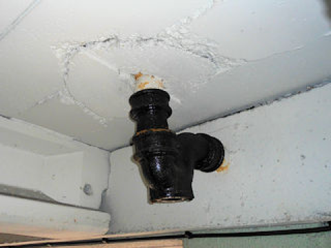 Poor Repair around Pipework